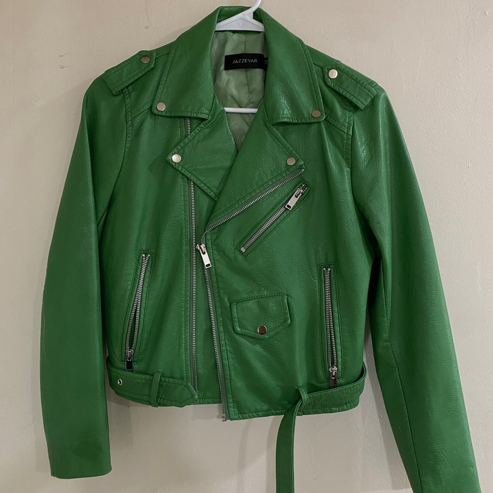 Green Leather Jacket